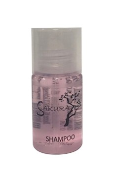 Sakura šampon lahvička 22ml | Hotelová kosmetika Sakura šampon lahvička 22ml | Hotelová kosmetika